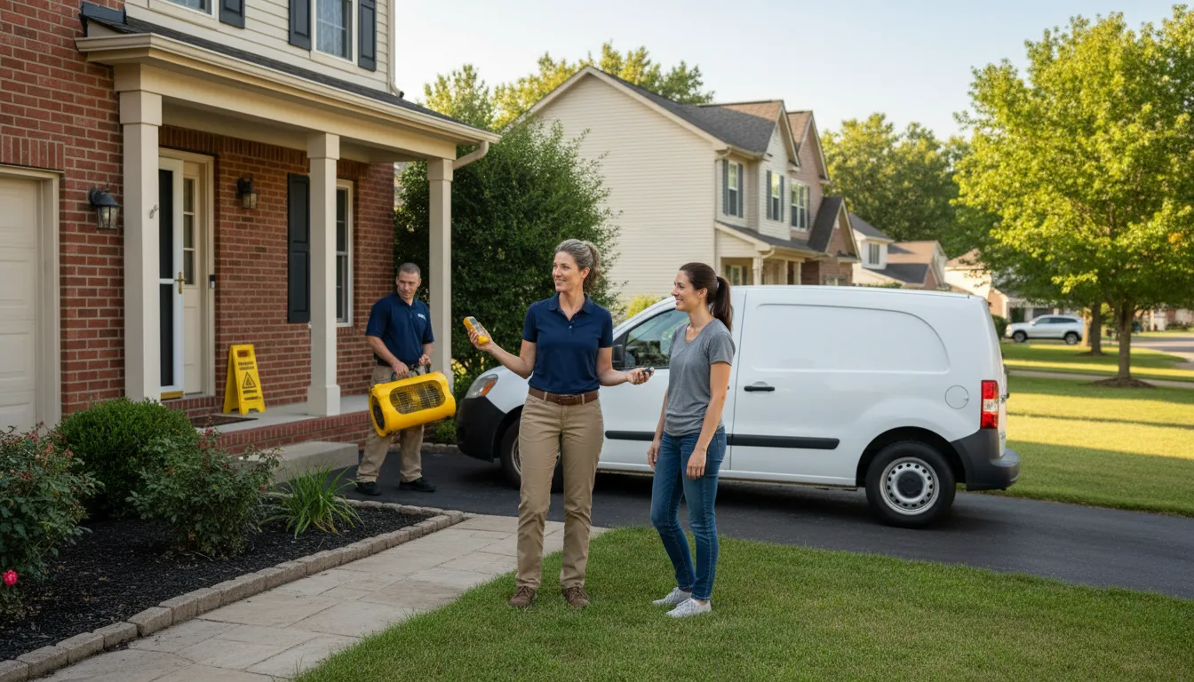 Water restoration image for Mildew Remediation in Lachine, MI